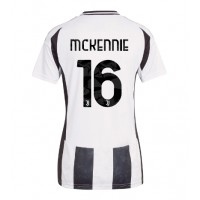 Camiseta Juventus Weston McKennie #16 Primera Equipación Replica 2024-25 para mujer mangas cortas